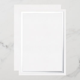 Tarjetas de borde de Relieve metalizado metálico p