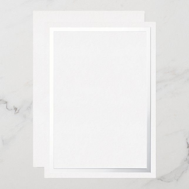 Tarjetas de borde de Relieve metalizado metálico p (Anverso/Reverso)