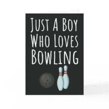 Tarjetas de Bowling Lindas para Niños Bebés Bolos