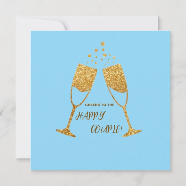 TARJETAS DE BRINDIS DE BODAS (Anverso)