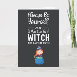Tarjetas de Bruja Adorable Humor Divertido Humorís