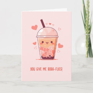 Tarjetas de Bubble Tea - Pun de delicioso té de bu