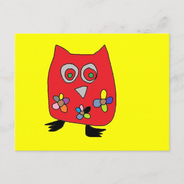 Tarjetas de búho de aves (Anverso)