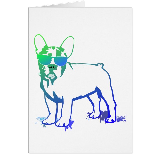 Tarjetas de Bulldog Francés (Frente)