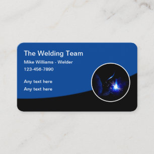 Tarjetas de Business Welder de Servicios de Soldad