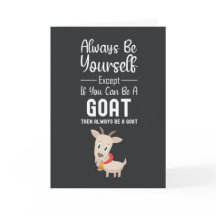 Tarjetas de Cabra Adorable Granja Animales Felices