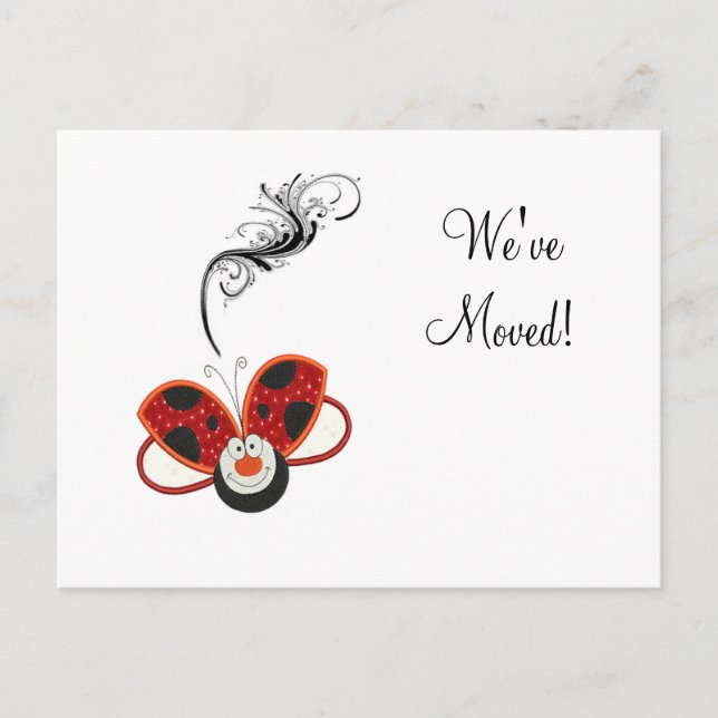Tarjetas de cambio de dirección de mariquita (Anverso)