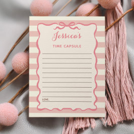 Tarjetas de cápsula del tiempo de cumpleaños númer
