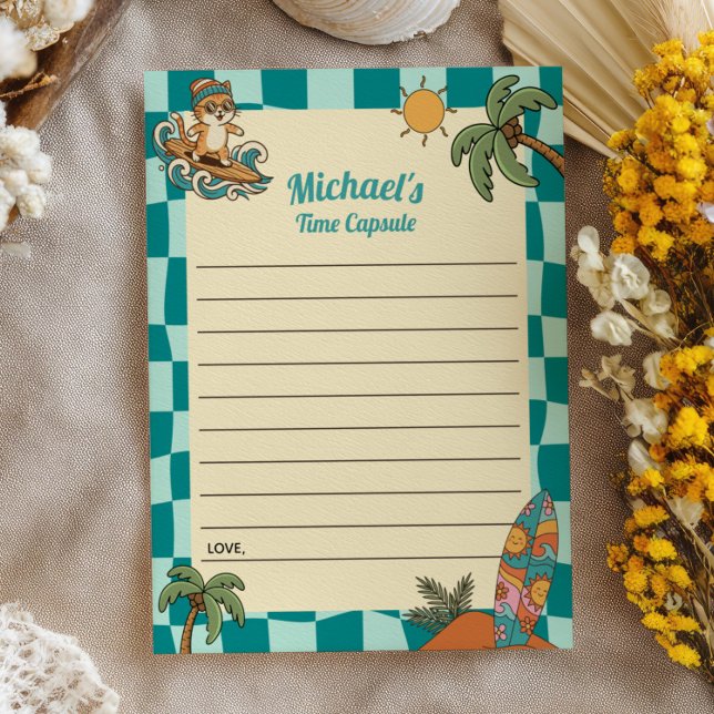 Tarjetas de Cápsula del Tiempo del 1er Cumpleaños  (Subido por el creador)