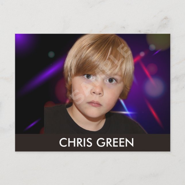 Tarjetas de captura de cabeza de modelo de actor d (Anverso)