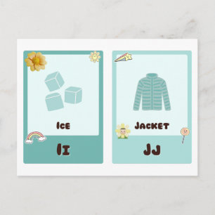 Tarjetas de caracteres alfabéticos, tarjetas de ed