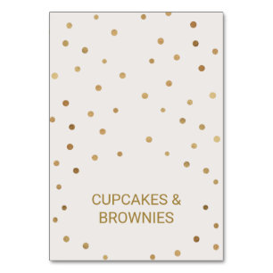 Tarjetas de carpas de comida con puntos de Polka d