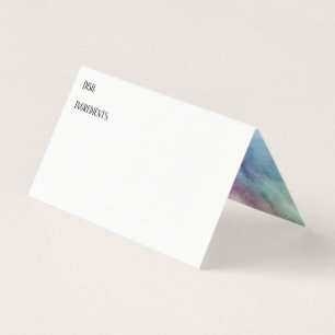 Tarjetas de carpas multicolores para la receta de 