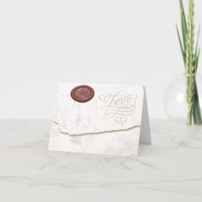 Tarjetas de carta de amor (Anverso)