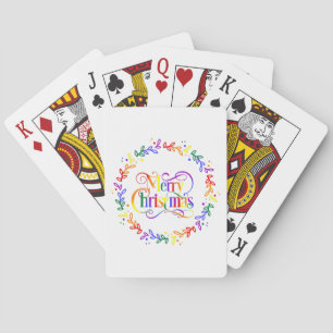 Tarjetas de Cartas de Navidad Feliz Arcoíris