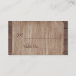Tarjetas de casa de matrimonio Barn Wood and Birch