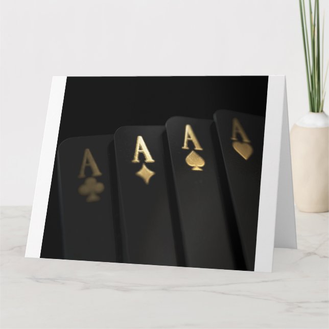 Tarjetas de Casino Black And Gold (Anverso)