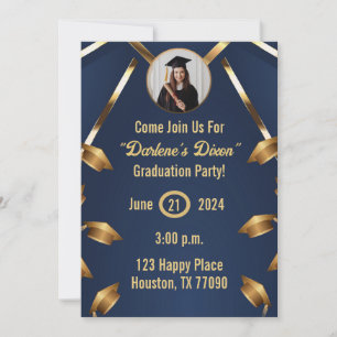 Tarjetas de celebración de graduación 2024 persona