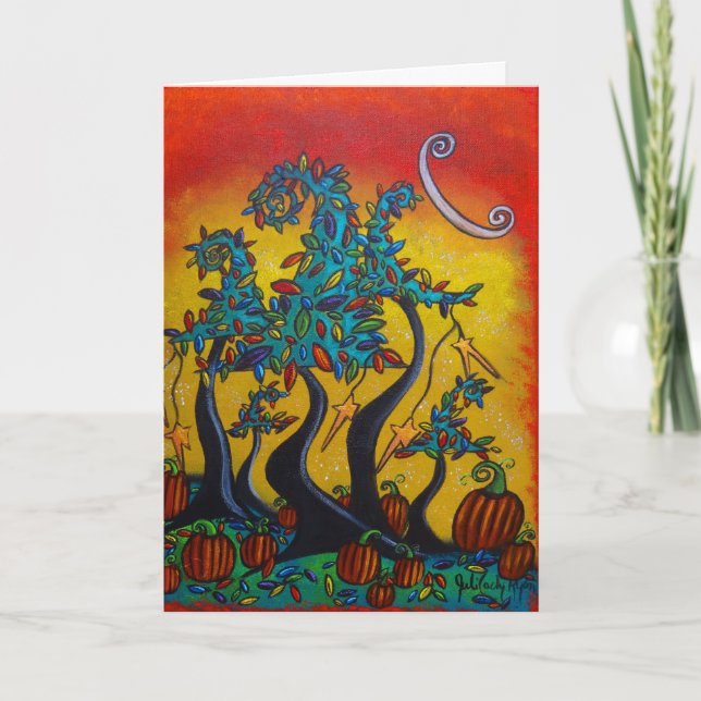 Tarjetas de Celebración de Otoño (Anverso)