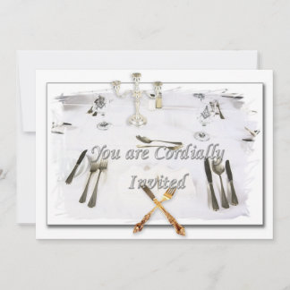 TARJETAS DE CENA DE INVITACIÓN