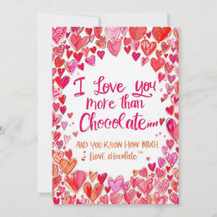 tarjetas de chocolate divertidas para el día de Sa
