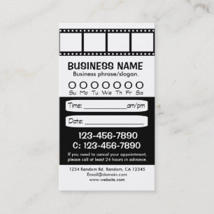 Tarjetas de cita con fotos en blanco negro y perso