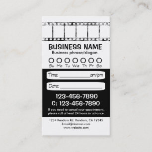 Tarjetas de cita con fotos en blanco negro y perso