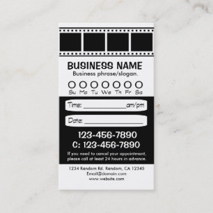 Tarjetas de cita con fotos en blanco negro y perso