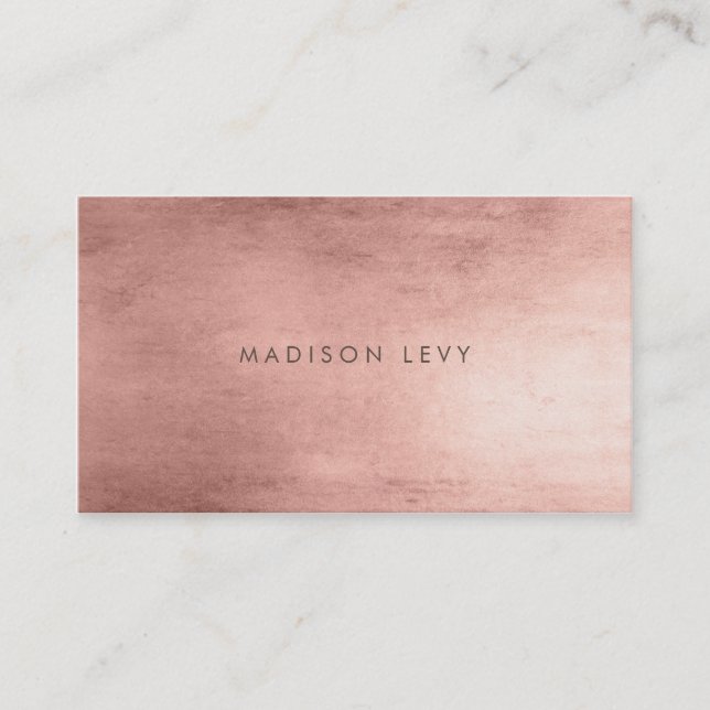 Tarjetas de cita de doble línea de bronce (Anverso)