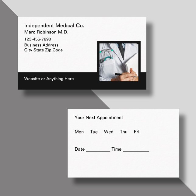 Tarjetas de cita de la oficina del Médico del médi (Subido por el creador)