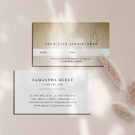 Tarjetas de cita de las cadenas de lluvia dorada i