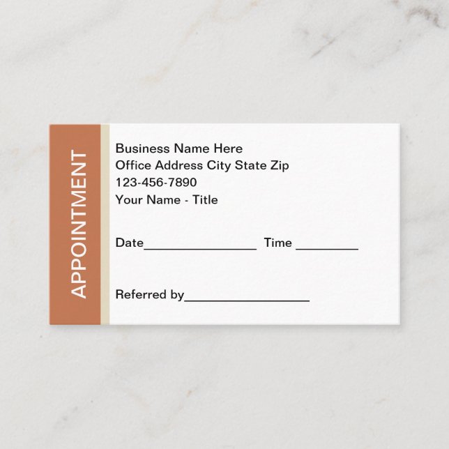 Tarjetas de cita de Office Colores europeos (Anverso)