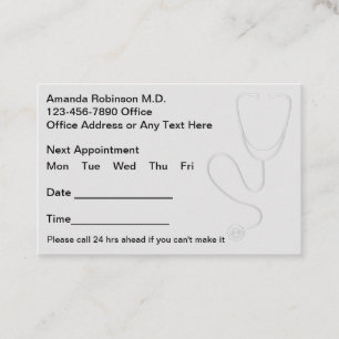 Tarjetas de cita de presupuesto grandes fáciles de