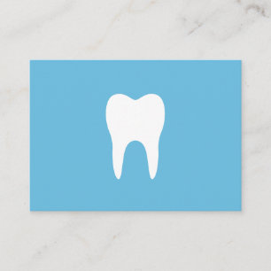 Tarjetas de cita dental - logotipo azul, diente bl