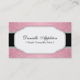 Tarjetas de cita elegantes rosadas para damascos