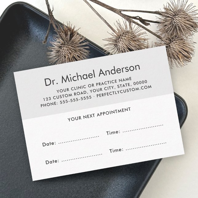 Tarjetas de cita modernas con el logo personalizad (Subido por el creador)