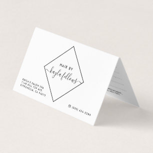 Tarjetas de cita para diamantes blancos y negros