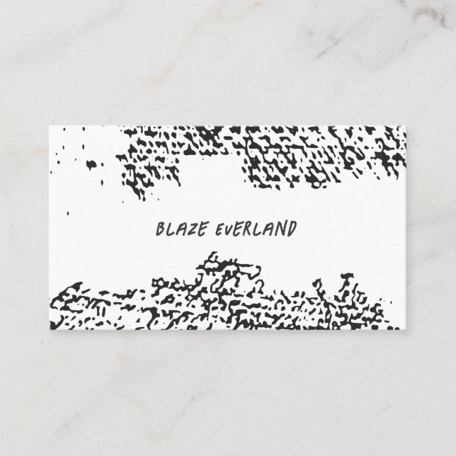 Tarjetas de cita personalizadas de Grunge (Anverso)