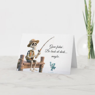 Tarjetas de citas de pesca divertidas