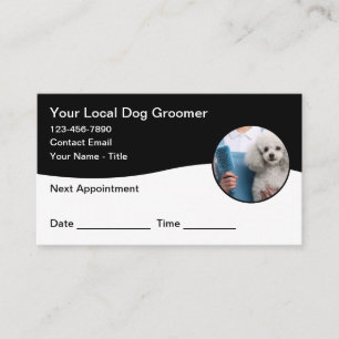 Tarjetas de citas para clientes de peluquería cani