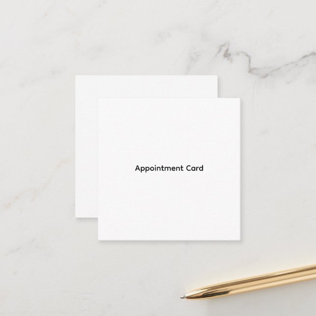 Tarjetas de citas personalizadas para empresas (Anverso/Reverso In Situ)
