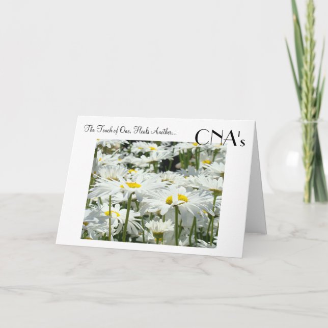 Tarjetas de CNA Touch Healing Caring CNAs (Anverso)