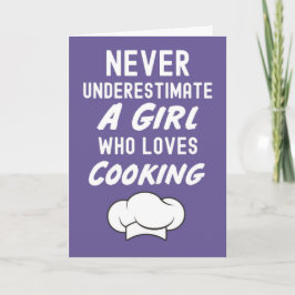 Tarjetas de Cocina Lindas y Rosadas para Niñas par