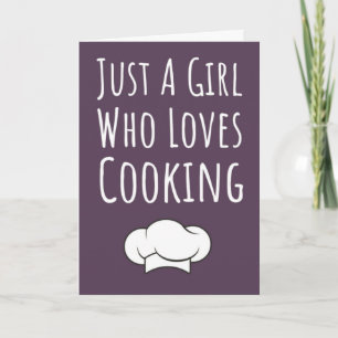 Tarjetas de Cocina Rosadas Adorables para Niñas Be