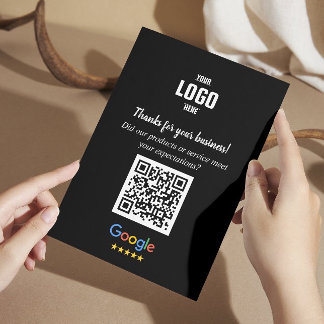 Tarjetas de código QR de reseñas de Google | Agrad (Google Review QR Code Cards | Business Enclosure Cards)