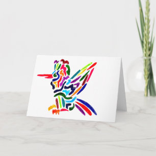 Tarjetas de colibrí Fiesta