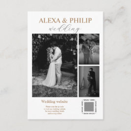 Tarjetas de Collage de fotos Minimalistas modernas