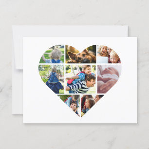 Tarjetas de Collage de fotos personalizadas para c
