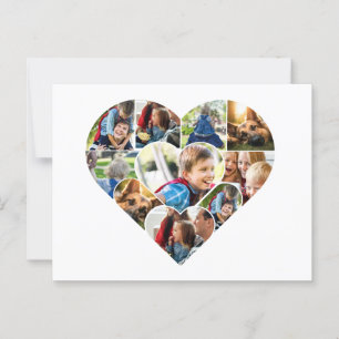 Tarjetas de Collage de fotos personalizadas para c