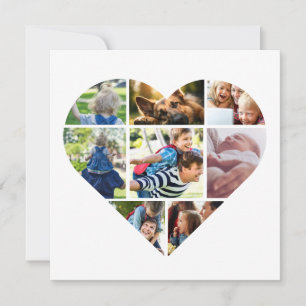 Tarjetas de Collage de fotos personalizadas para c